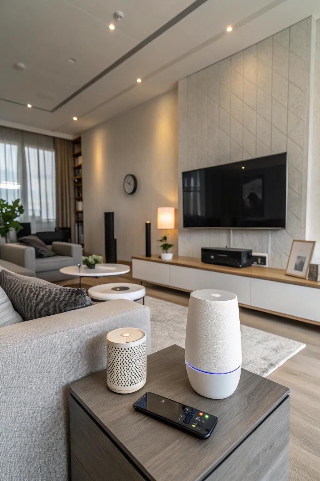 A tech-enhanced home outfitted with smart technology for maximum convenience.