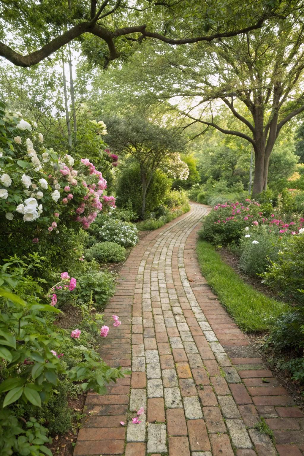 Recycled bricks deliver eco-friendly chic and individuality.