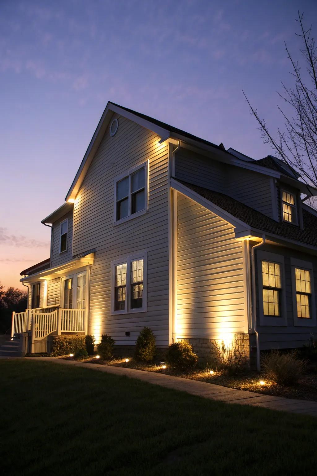 Built-in illumination adds elegance and safety.