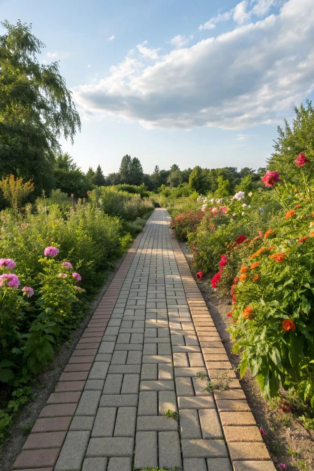 Porous pavers offer eco-conscious design and functionality.