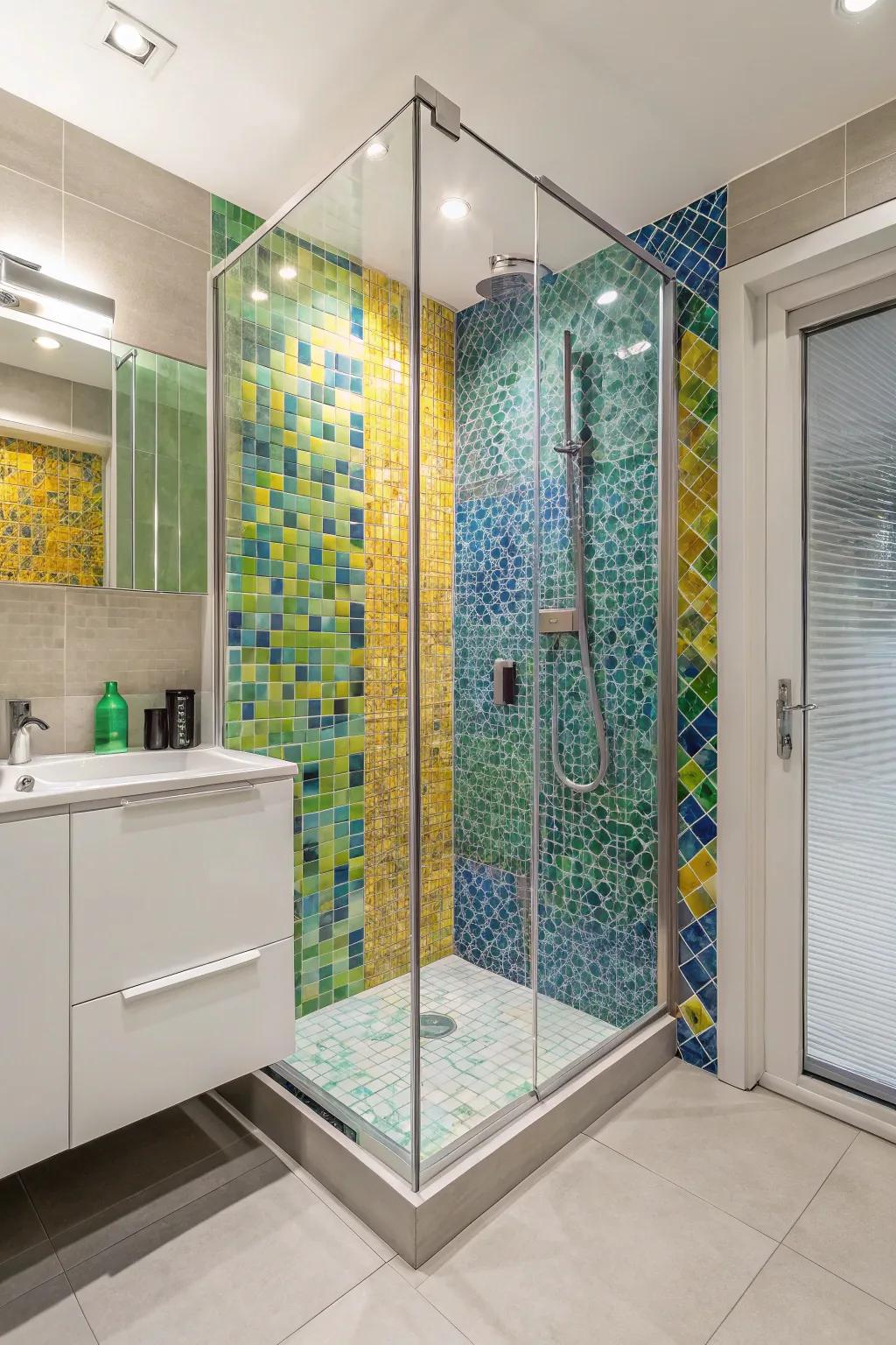 Unleash your artistic side with striking tilework.