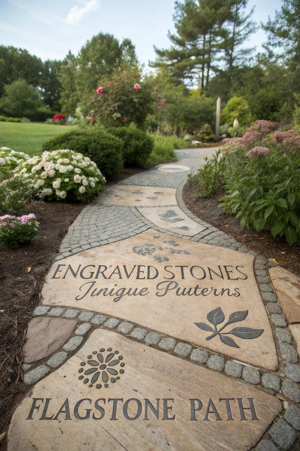 A personalized slate path reflecting individual style and imagination.