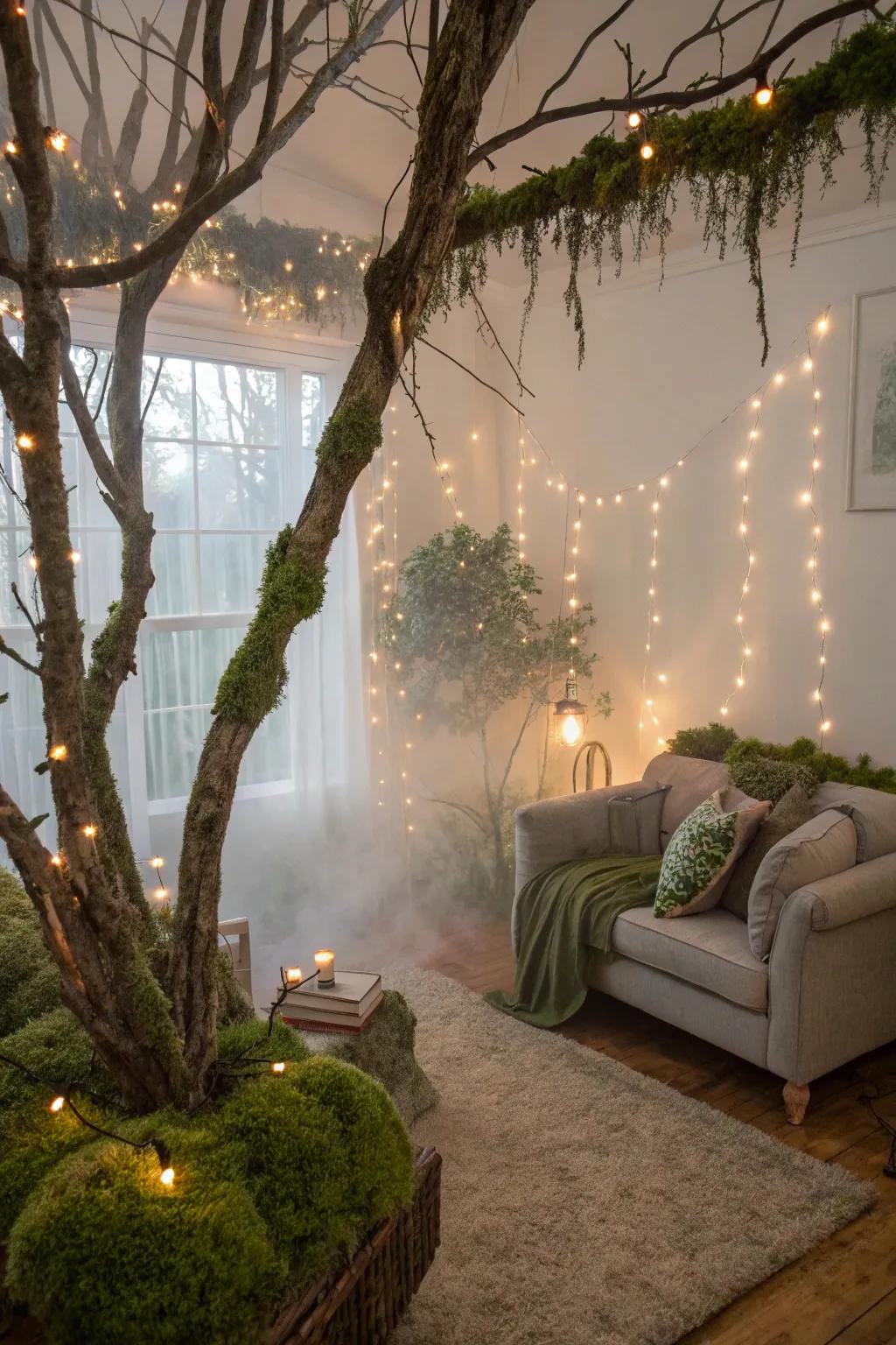 Convert your dwelling into a mystical, haunted woodland.