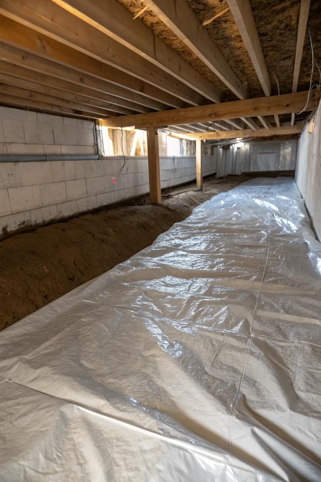 A moisture barrier is key to preserving your stored items.