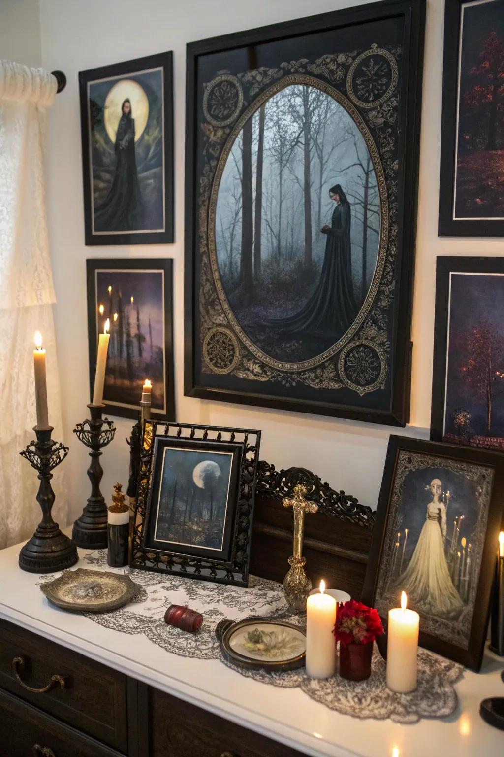 Gothic art prints personalize and enhance the mood of your space.