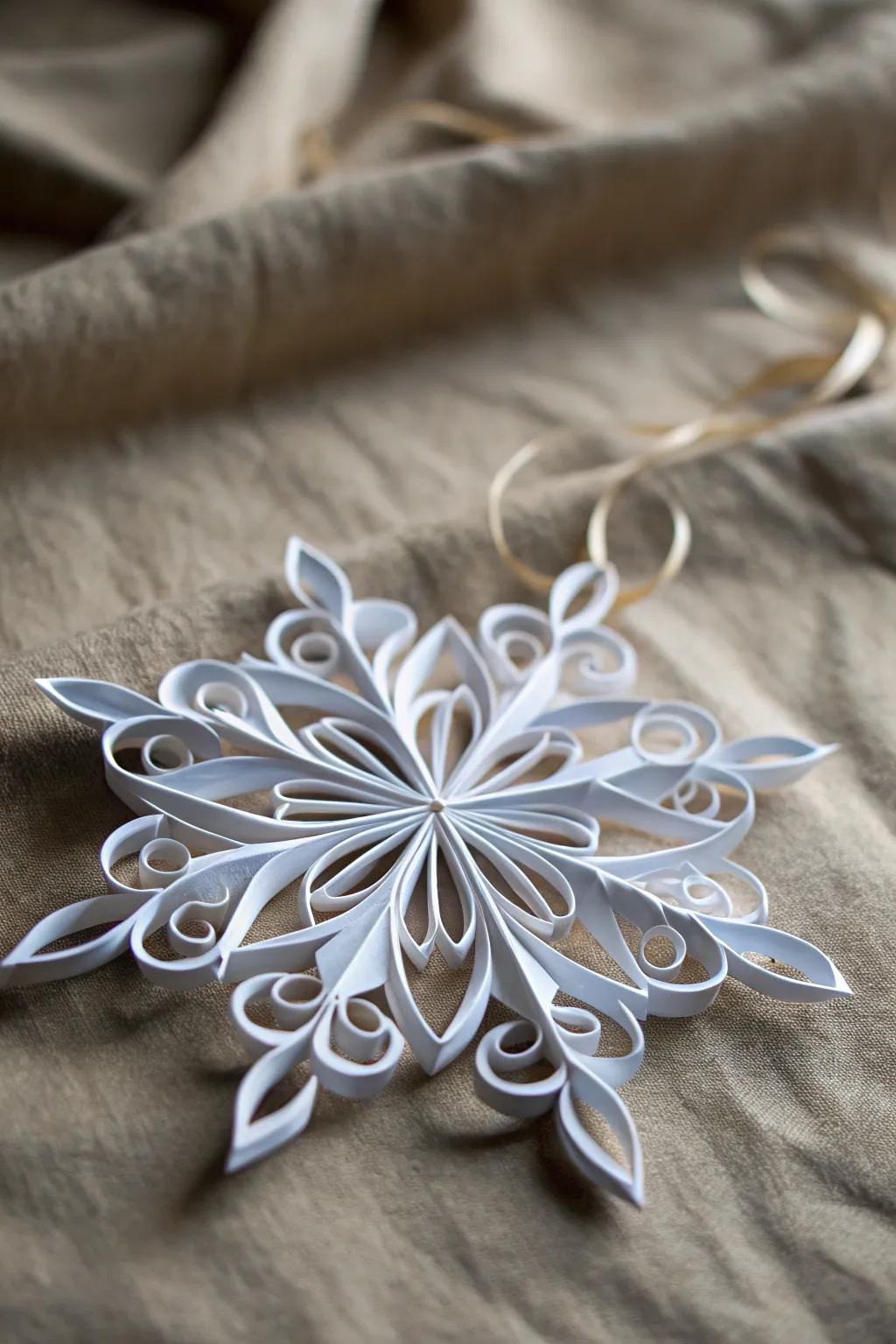 The fold-and-twist technique adds depth and intrigue.