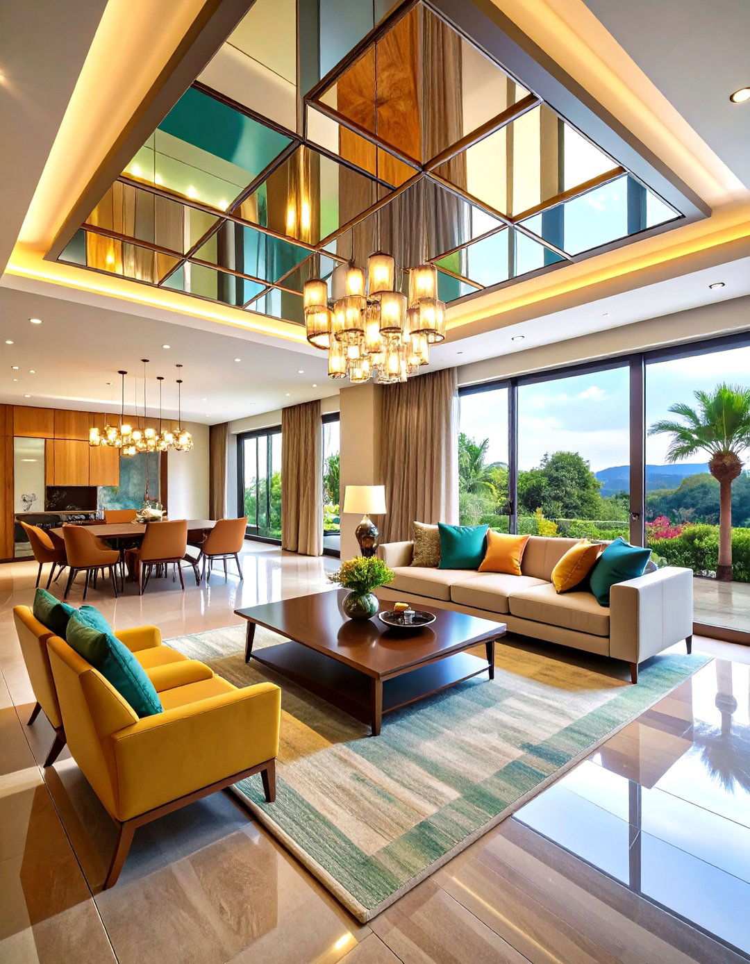 Acoustic Felt Baffle Accent Ceiling - 20 Accent Ceiling Ideas