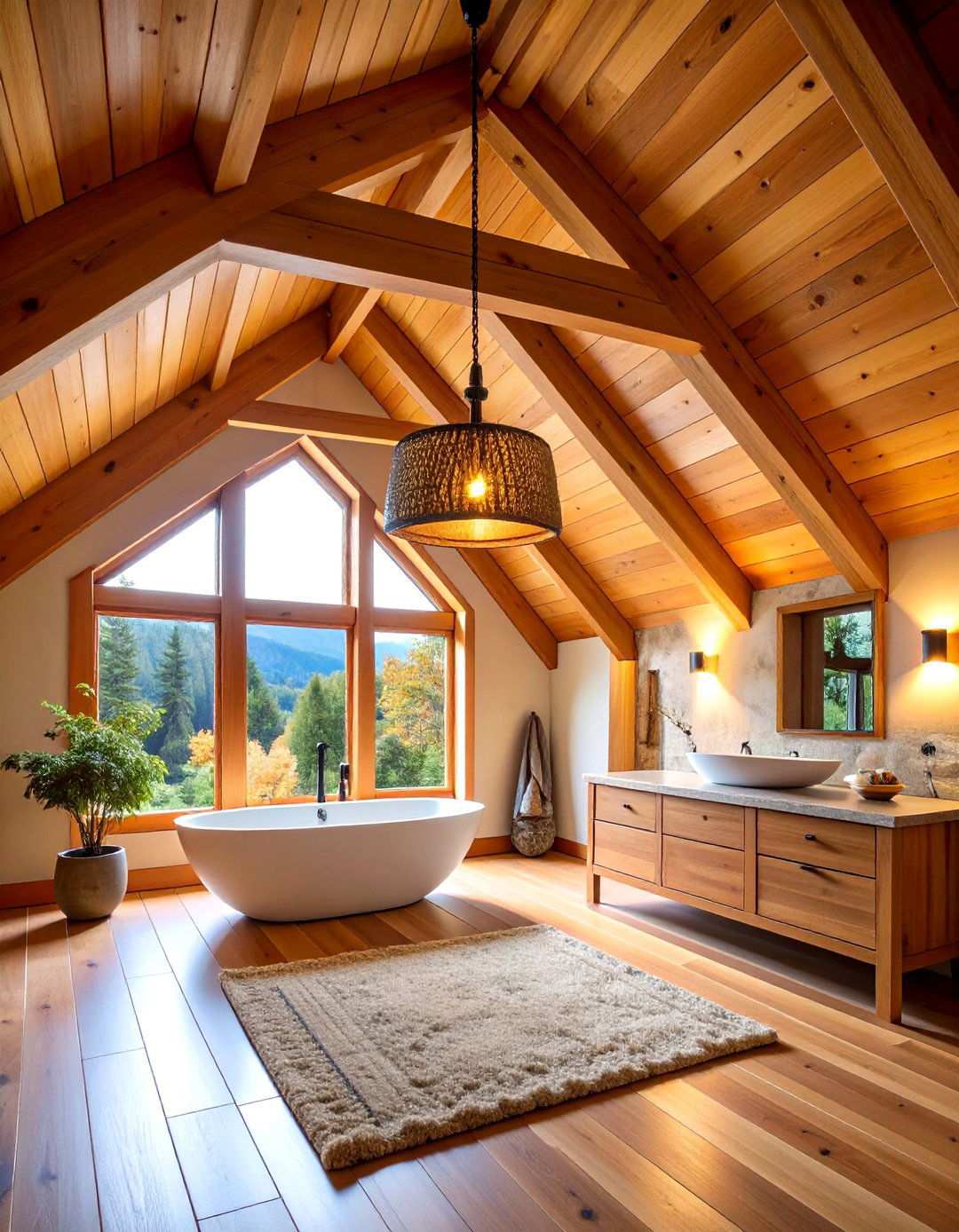 Adjustable Cord Bathroom Pendant Lighting for Changing Ceiling Heights - 20 Bathroom Pendant Lighting Ideas