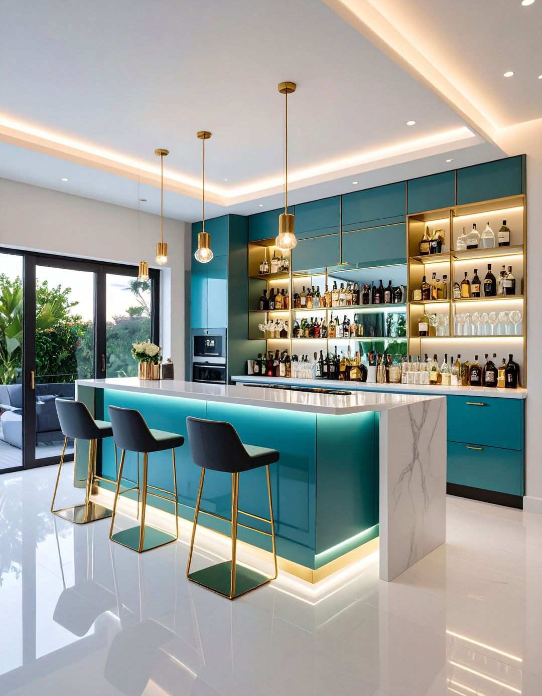 Alcove Bar Area - 20 Alcove Ideas