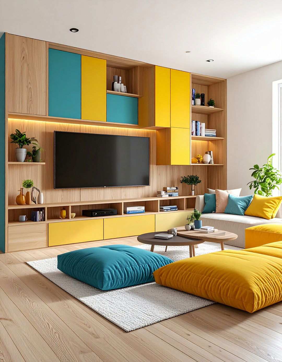 Alcove TV Nook - 20 Alcove Ideas