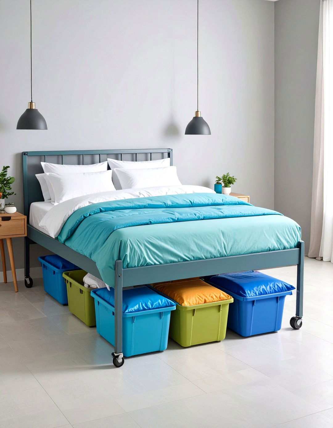 Apartment Storage Under Bed Solutions - 20 Apartment Decorating Ideas