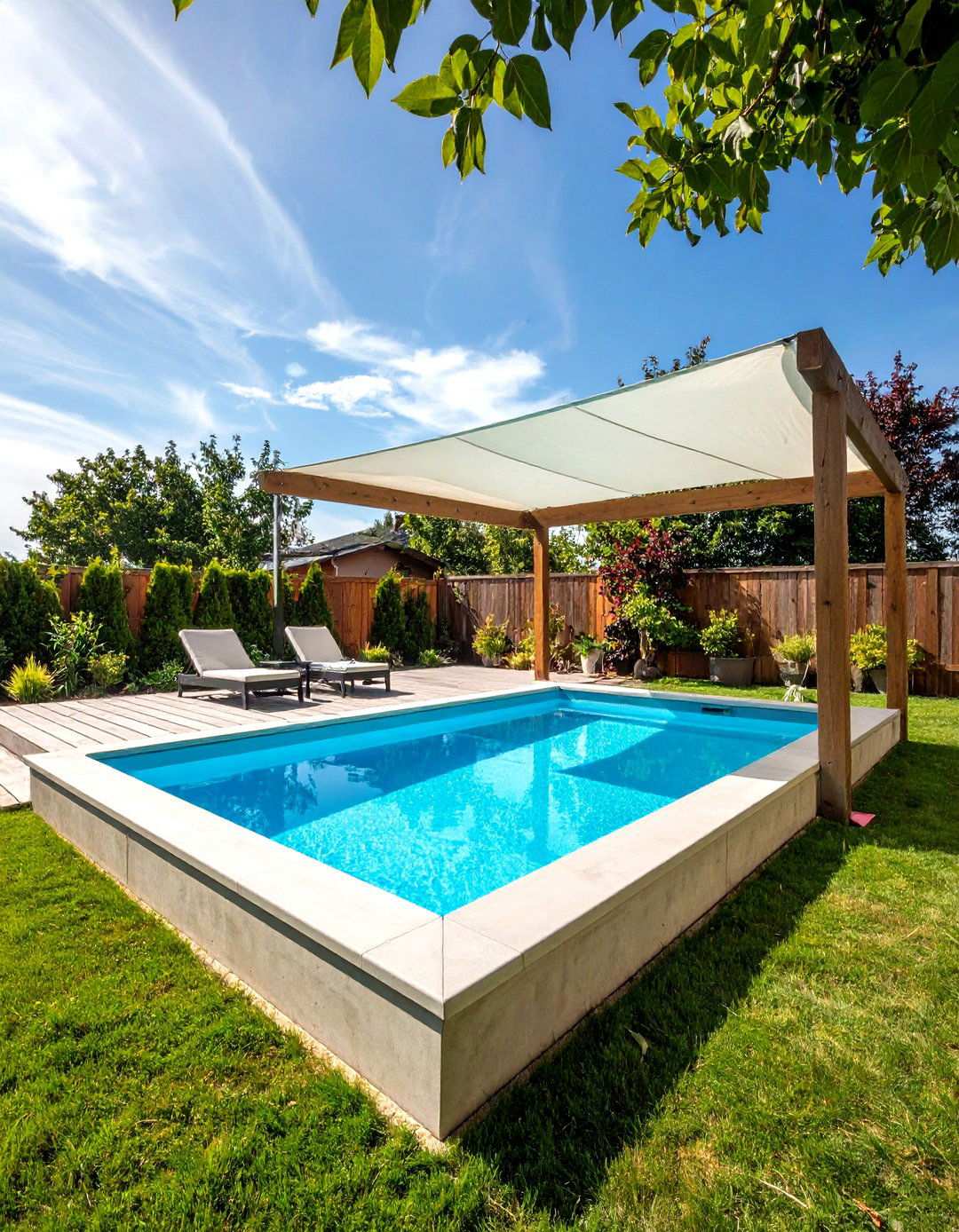 Arizona Backyard Compact Plunge Pool Retreat - 20 Arizona Backyard Ideas