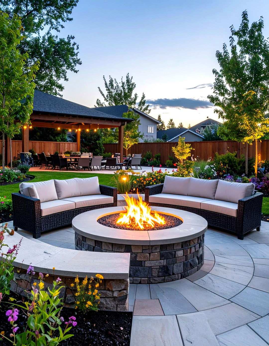 Arizona Backyard Fire Pit Gathering Zone - 20 Arizona Backyard Ideas