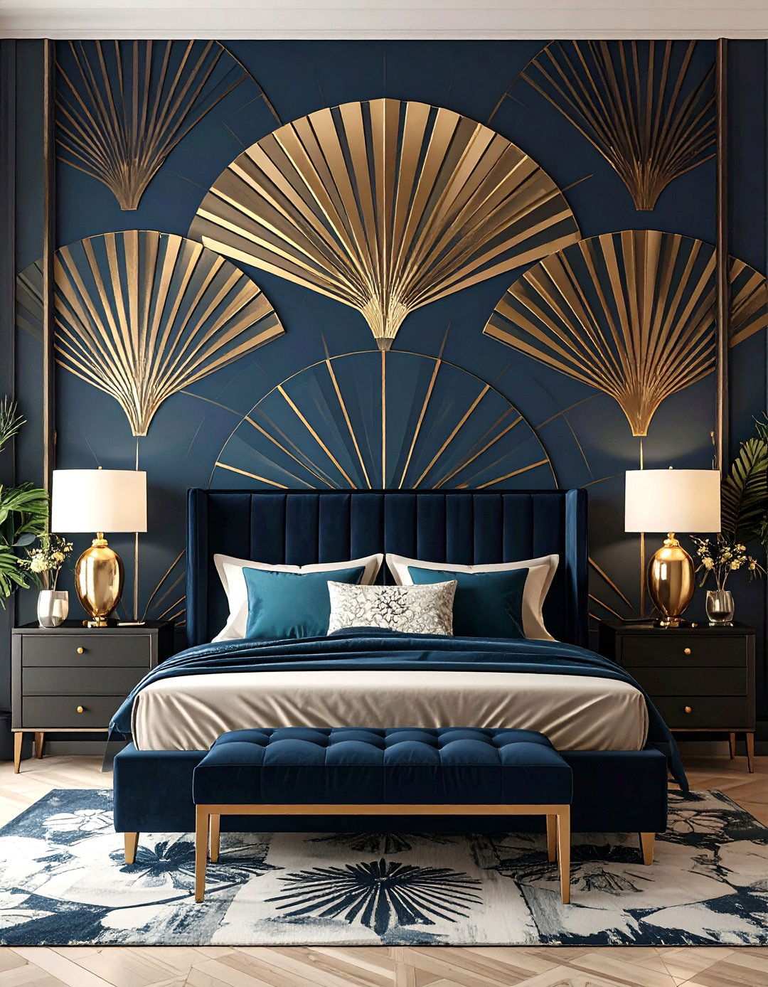 Art Deco Bedroom Wallpaper for Gatsby Glam - 20 Bedroom Wallpaper Ideas
