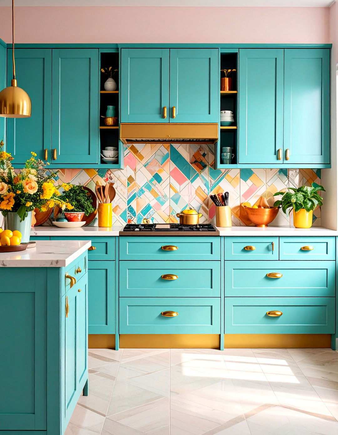 Art Deco Kitchen Smart Storage Solutions with Style - 20 Art Deco Kitchen Ideas