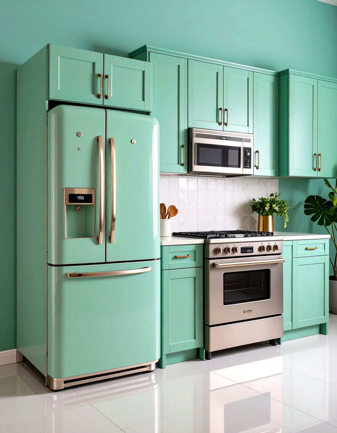 Art Deco Kitchen Streamlined Vintage Inspired Appliances - 20 Art Deco Kitchen Ideas