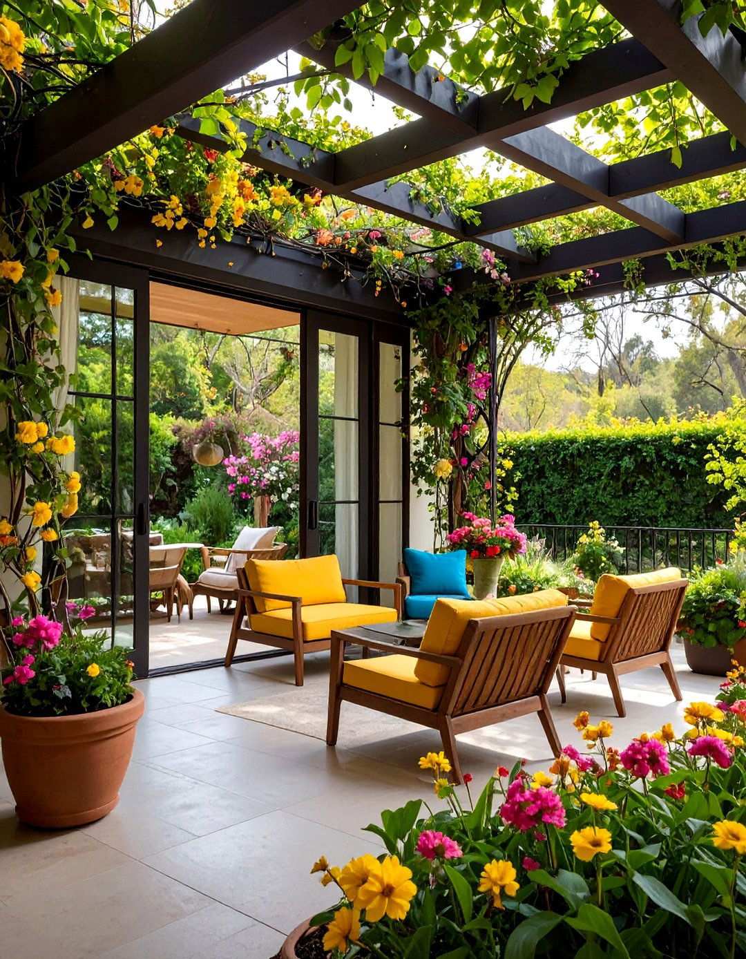 Art Nouveau Outdoor Living Integration for Interior Harmony - 20 Art Nouveau Interior Design Ideas