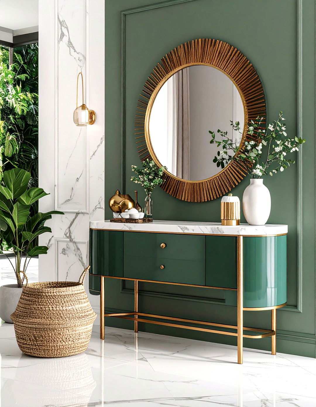 Asymmetrical Balance Entryway Designs - 20 Asymmetrical Balance Interior Design Ideas