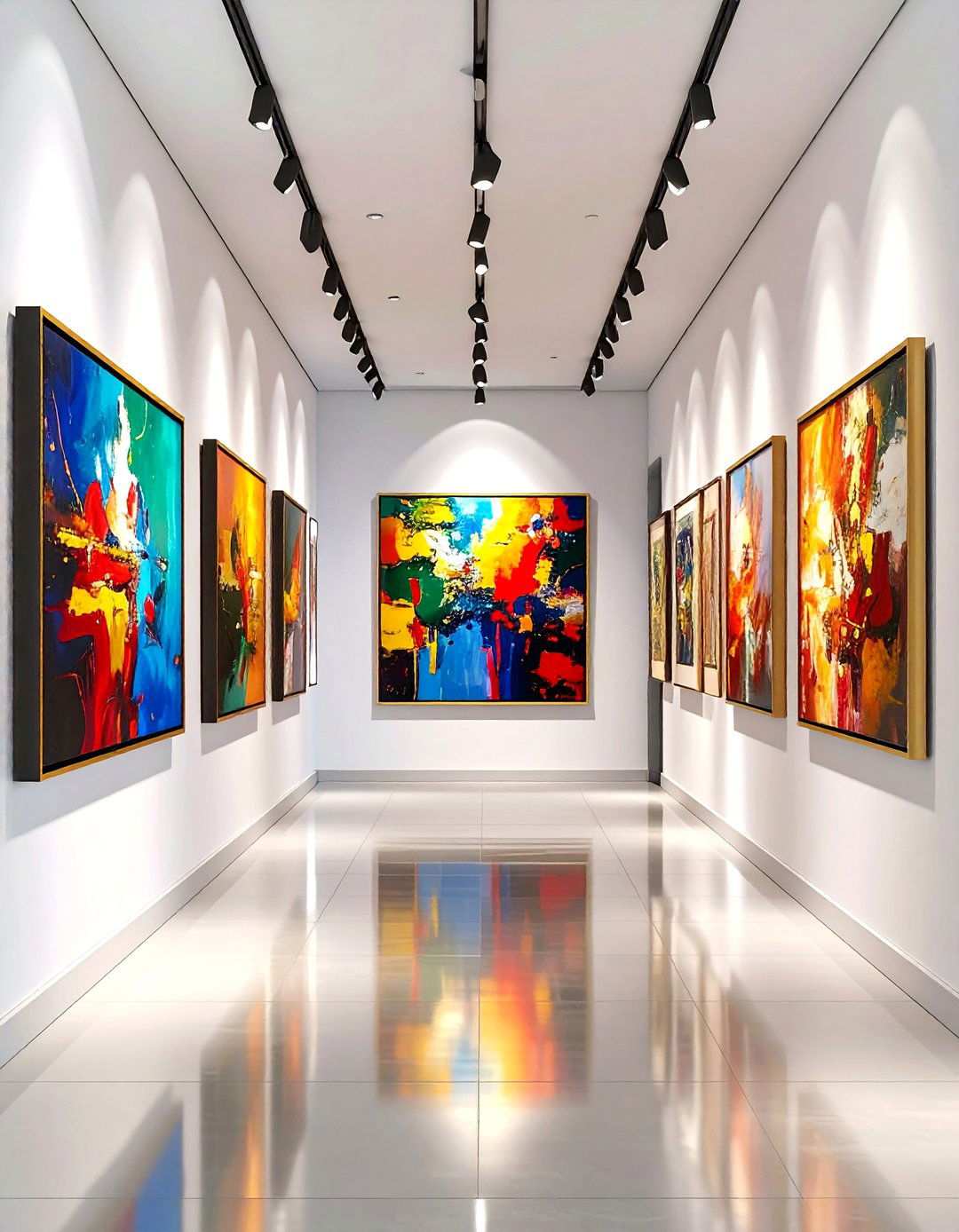 Asymmetrical Balance Gallery Wall Layouts - 20 Asymmetrical Balance Interior Design Ideas