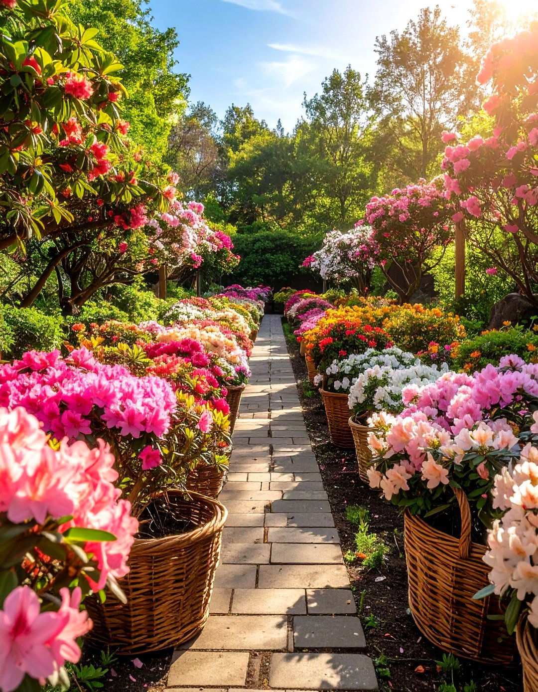 Azalea Cutting Garden for Fresh Arrangements - 20 Azalea Garden Ideas