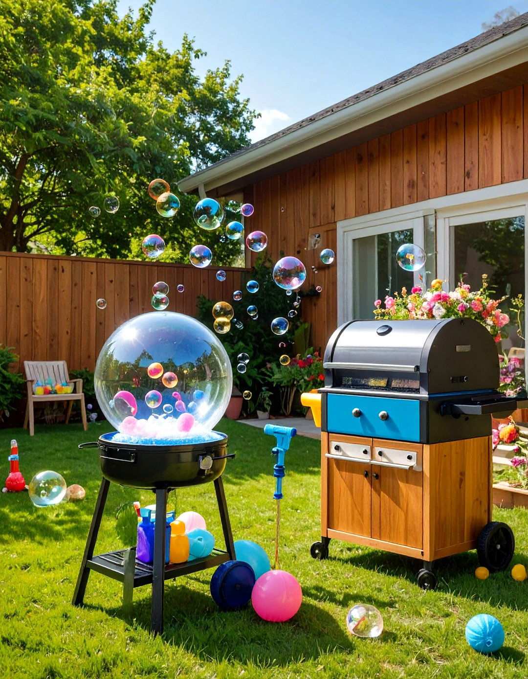 Backyard Birthday Bubble Party Wonderland - 20 Backyard Birthday Party Ideas