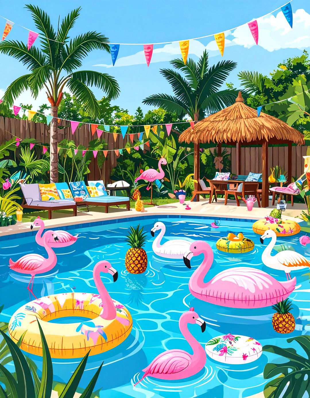 Backyard Birthday Pool Party Paradise - 20 Backyard Birthday Party Ideas