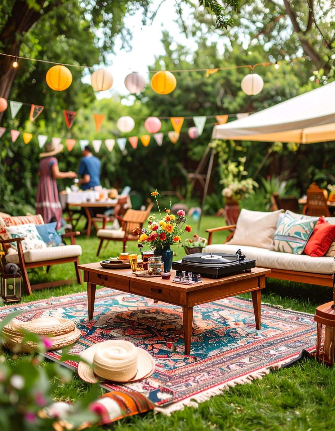 Backyard Birthday Vintage Theme Celebration - 20 Backyard Birthday Party Ideas