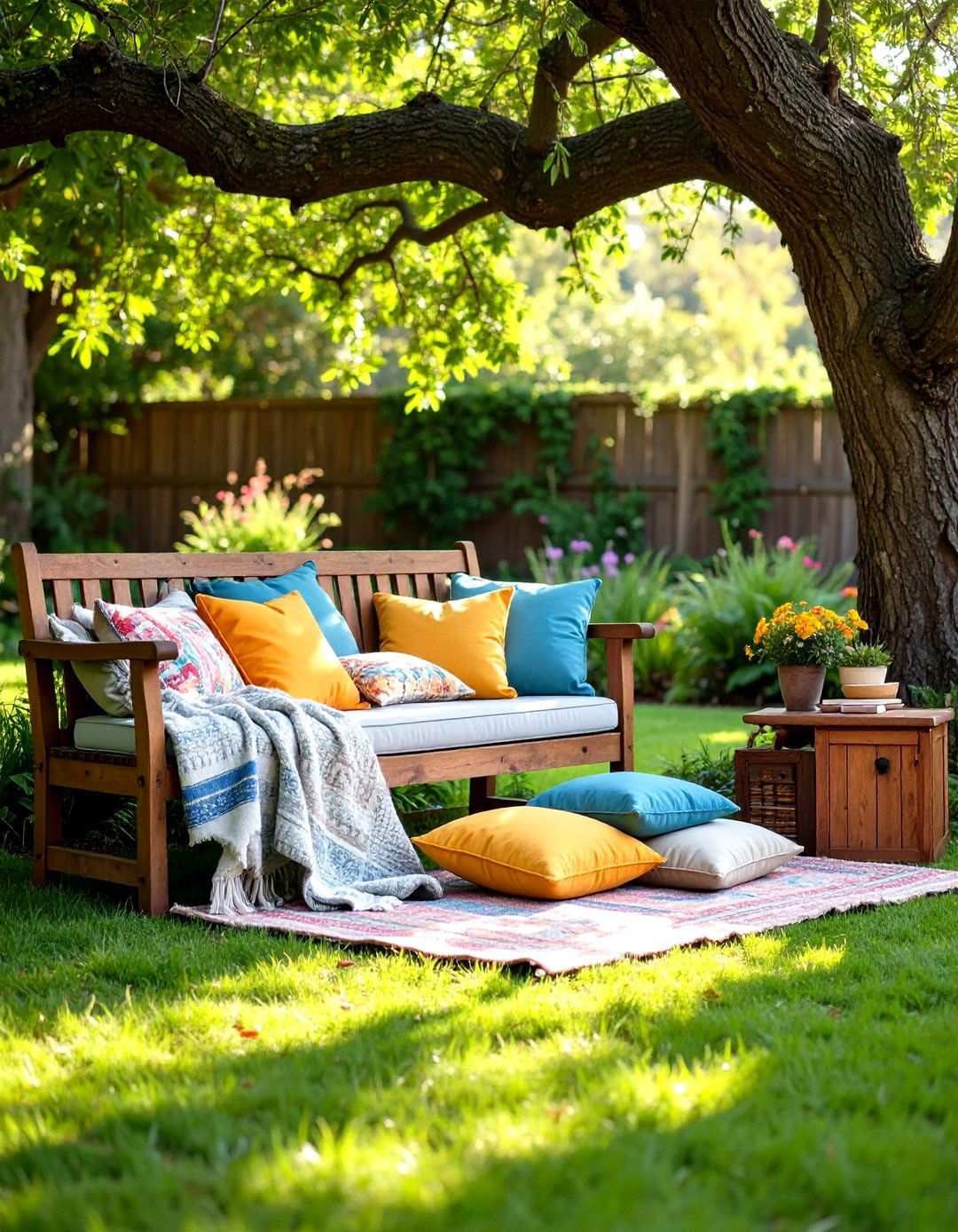 Backyard Reading Nook for Quiet Time - 20 Backyard Ideas for Kids