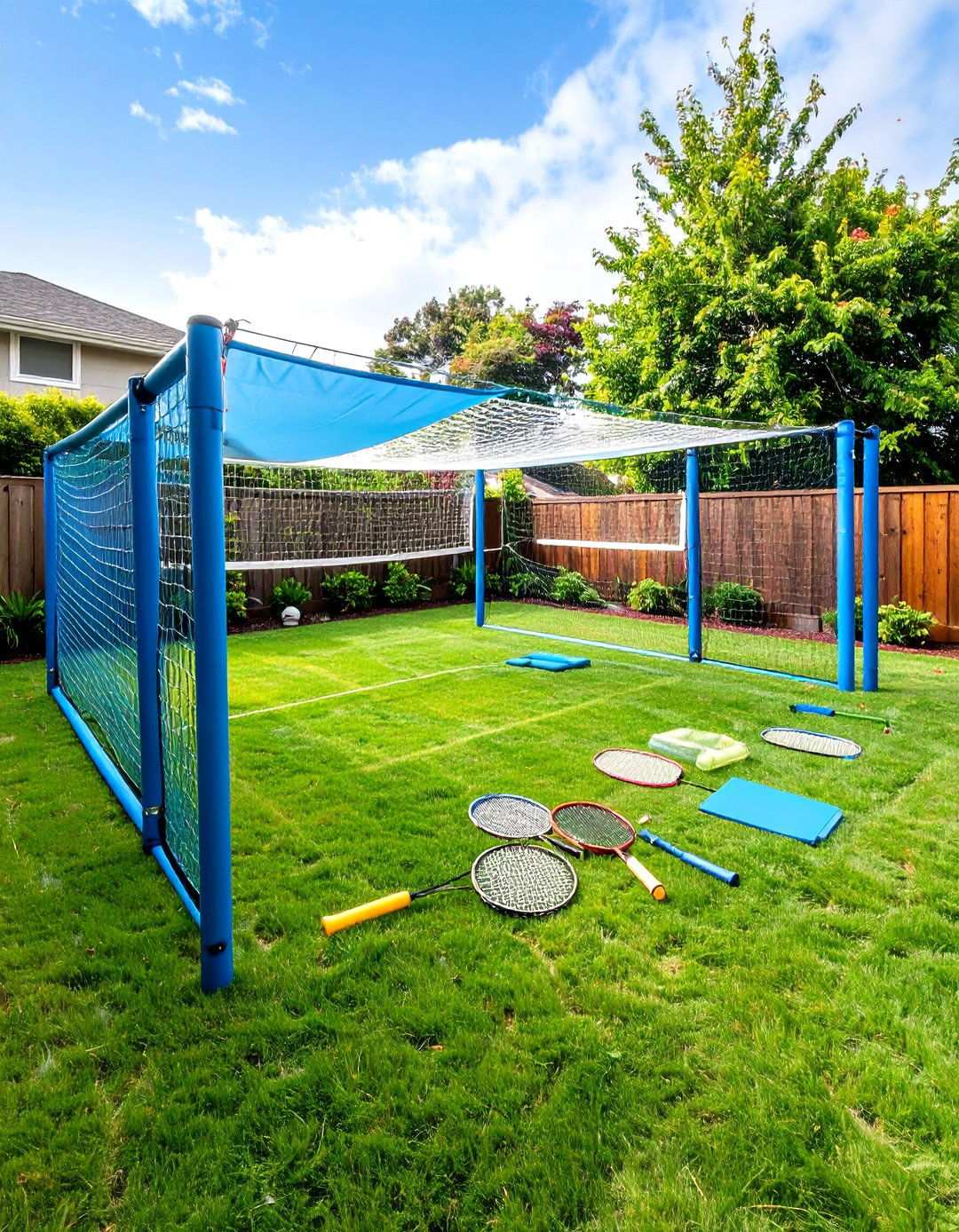 Backyard Sports Zone for Active Games - 20 Backyard Ideas for Kids