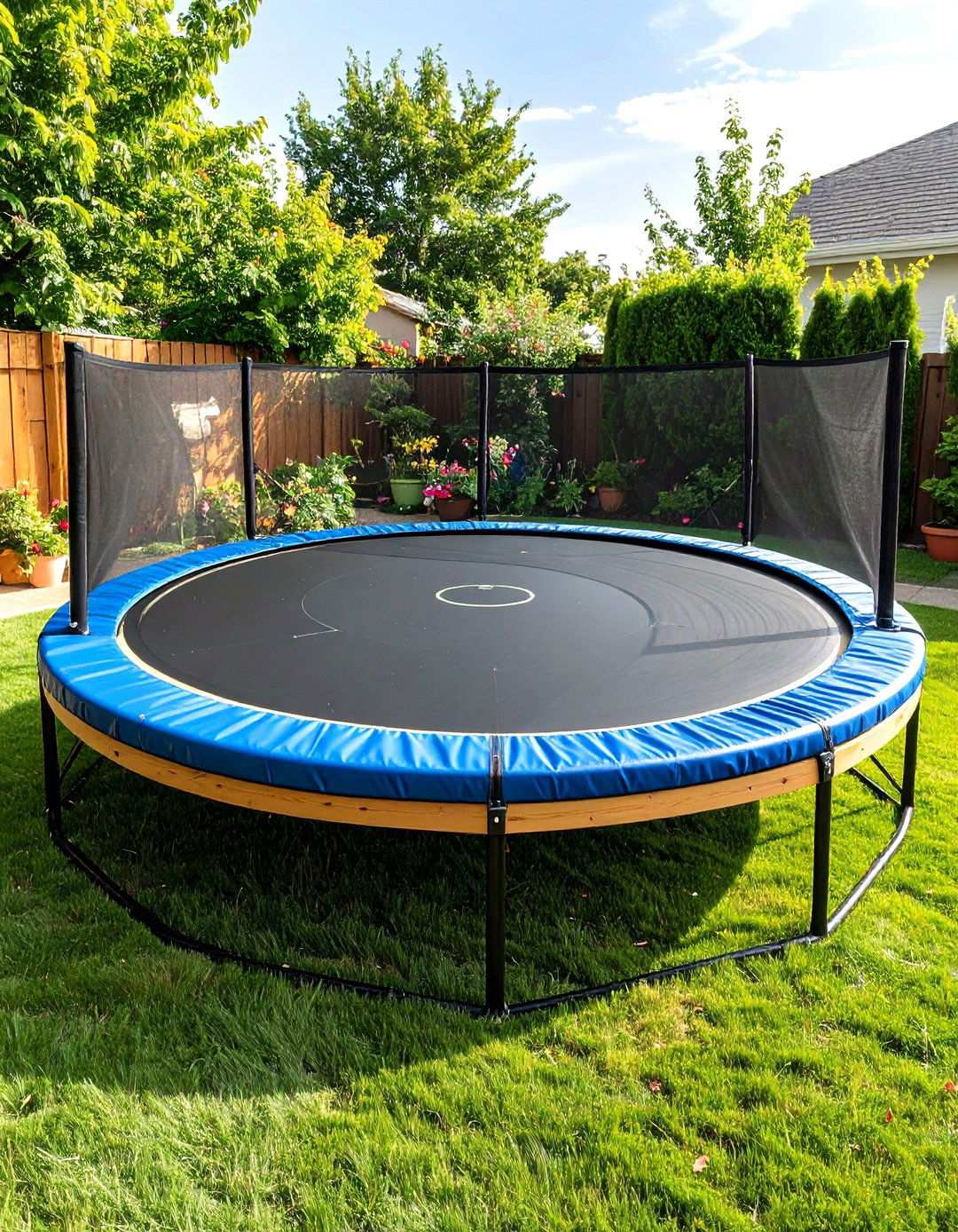 Backyard Trampoline for Bouncing Fun - 20 Backyard Ideas for Kids
