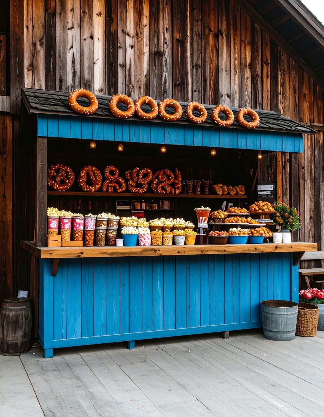 Barn Wedding Late Night Snack Stations - 20 Barn Wedding Ideas