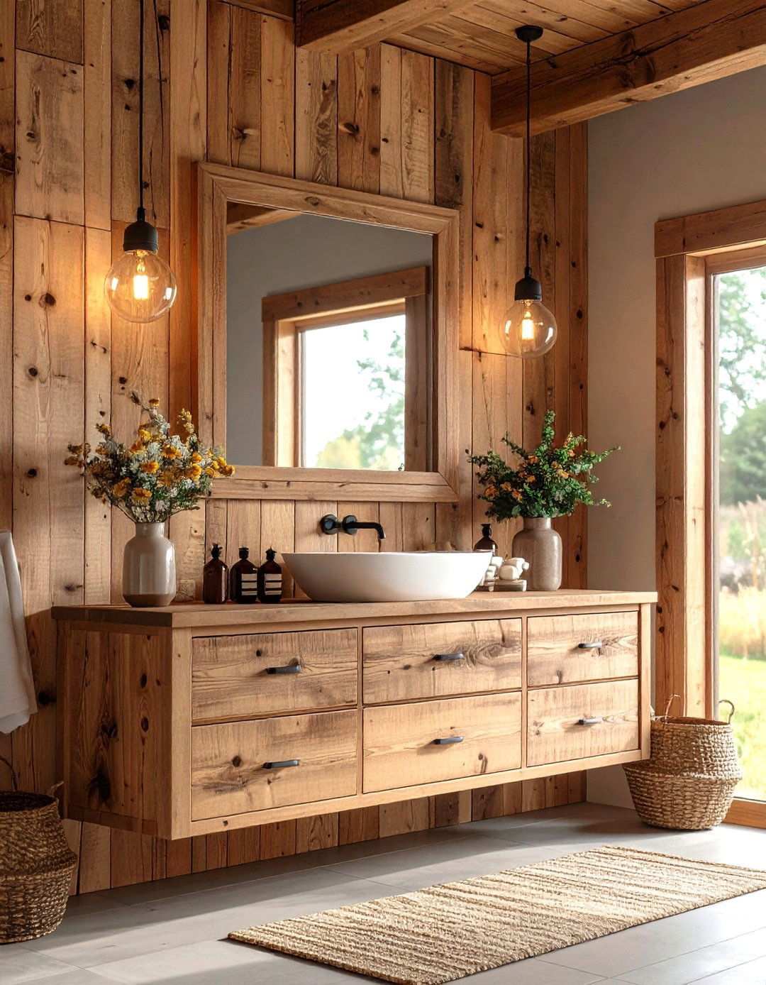Barnwood Bathroom Accent Wall - 20 Barnwood Accent Wall Ideas