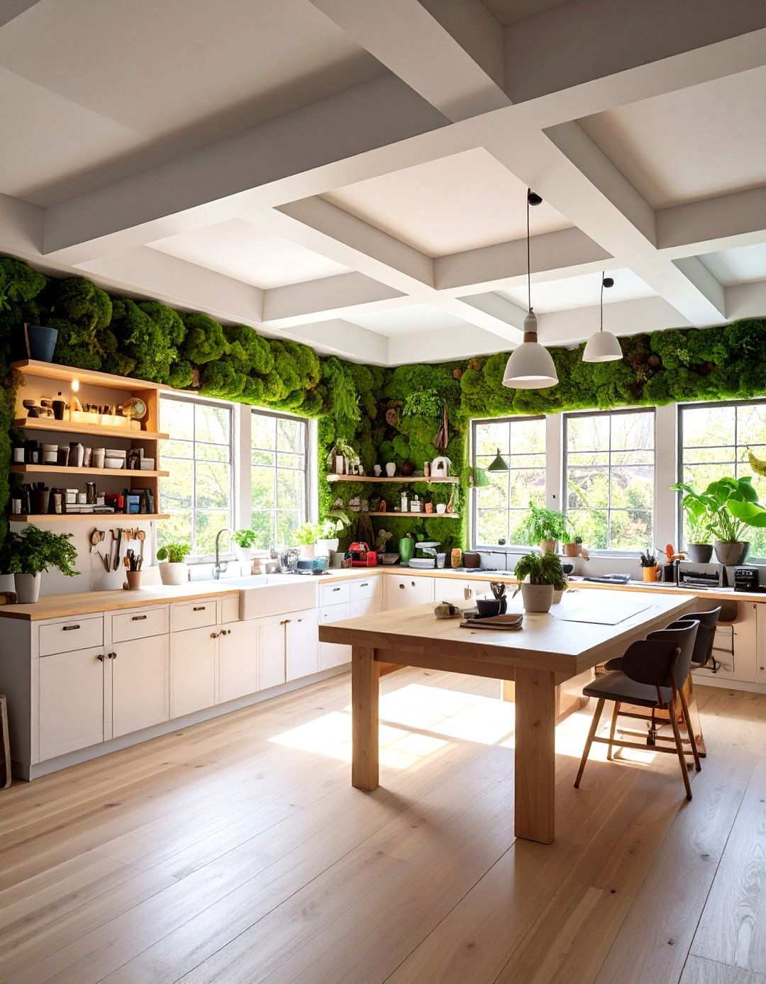 Basement Art Studio and Creative Space - 20 Basement Ideas