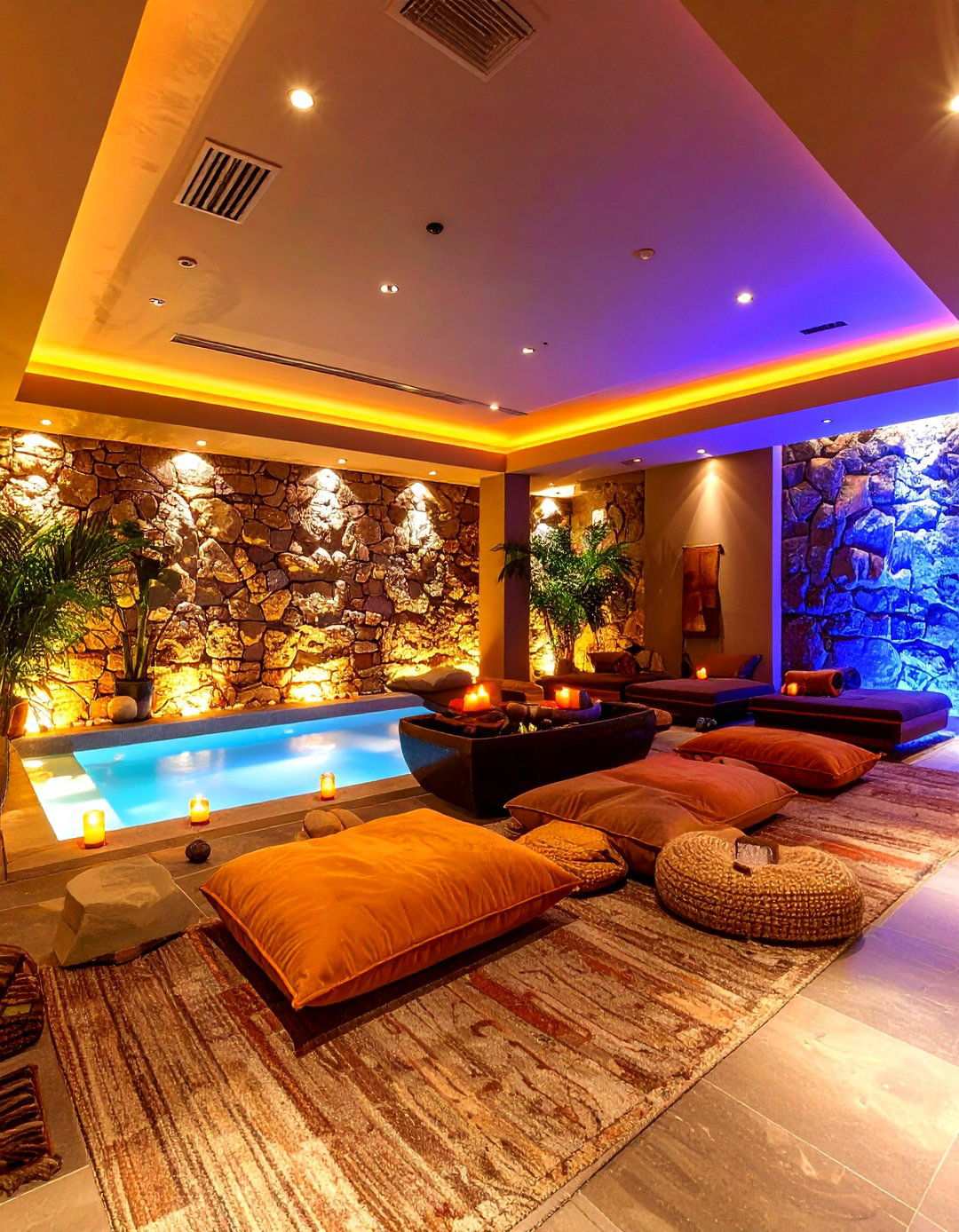 Basement Home Spa and Wellness Retreat - 20 Basement Ideas