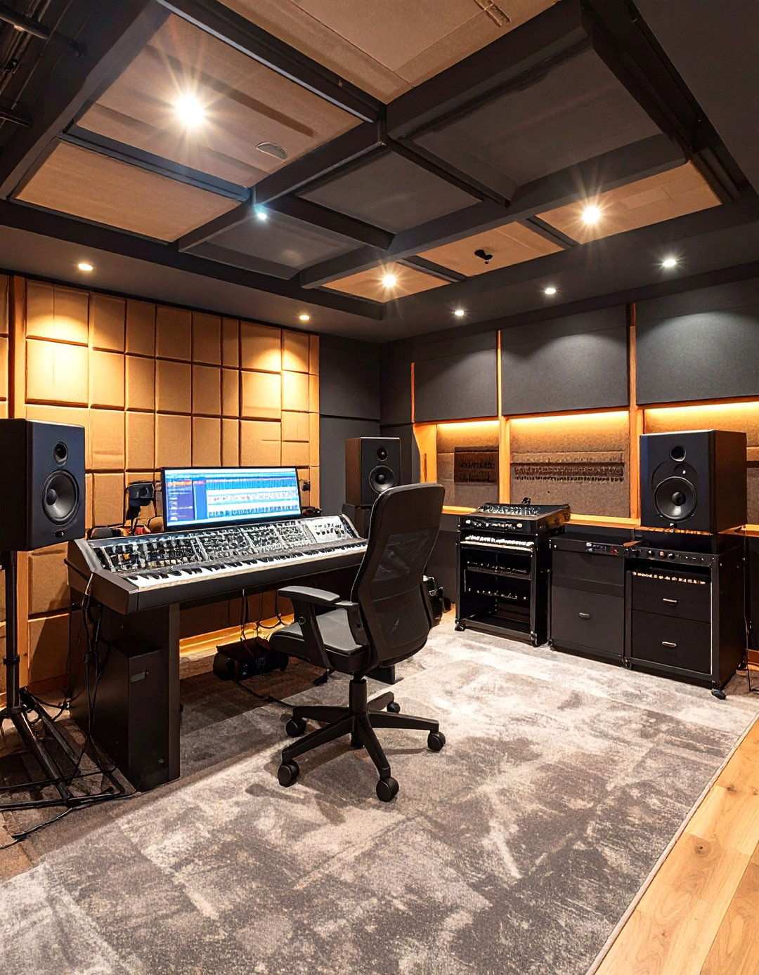 Basement Music Studio and Practice Room - 20 Basement Ideas