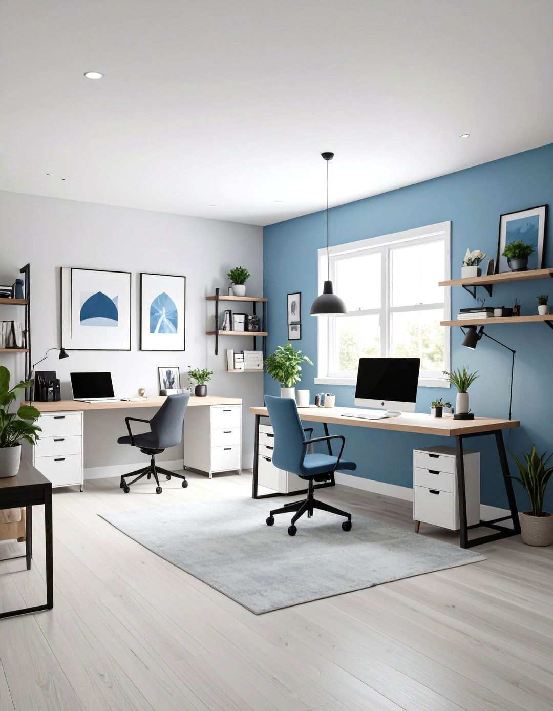Basement Office Color Psychology - 20 basement office ideas