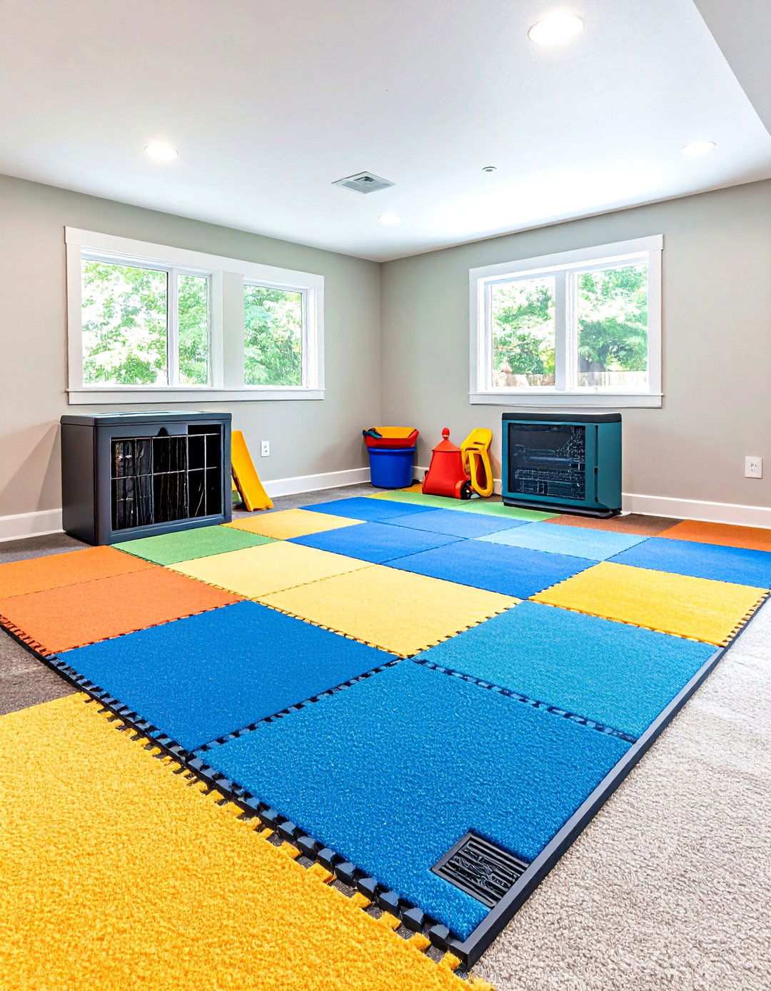 Basement Playroom Moisture and Climate Control - 20 Basement Playroom Ideas