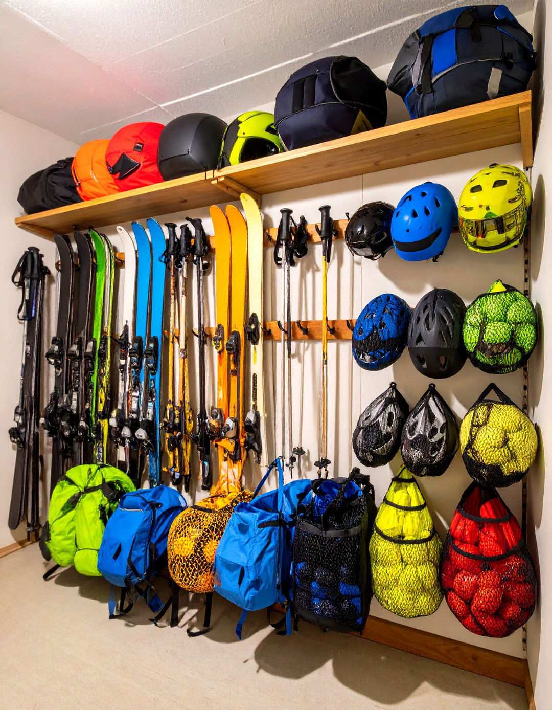 Basement Storage for Sports Equipment - 20 Basement Storage Ideas