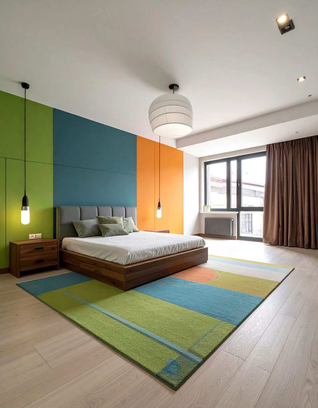 Basketball Room Decor with Court Line Wall Designs - 20 basketball room decor ideas