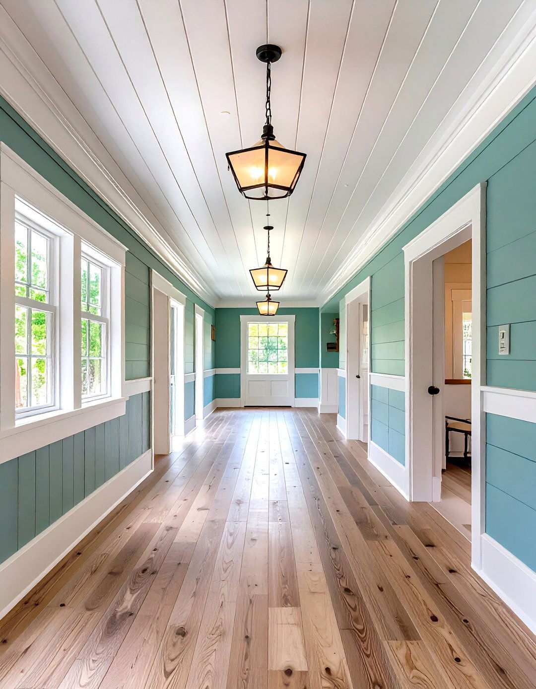 Beadboard Drop In Panels for Cottage Charm - 20 Basement Drop Ceiling Ideas