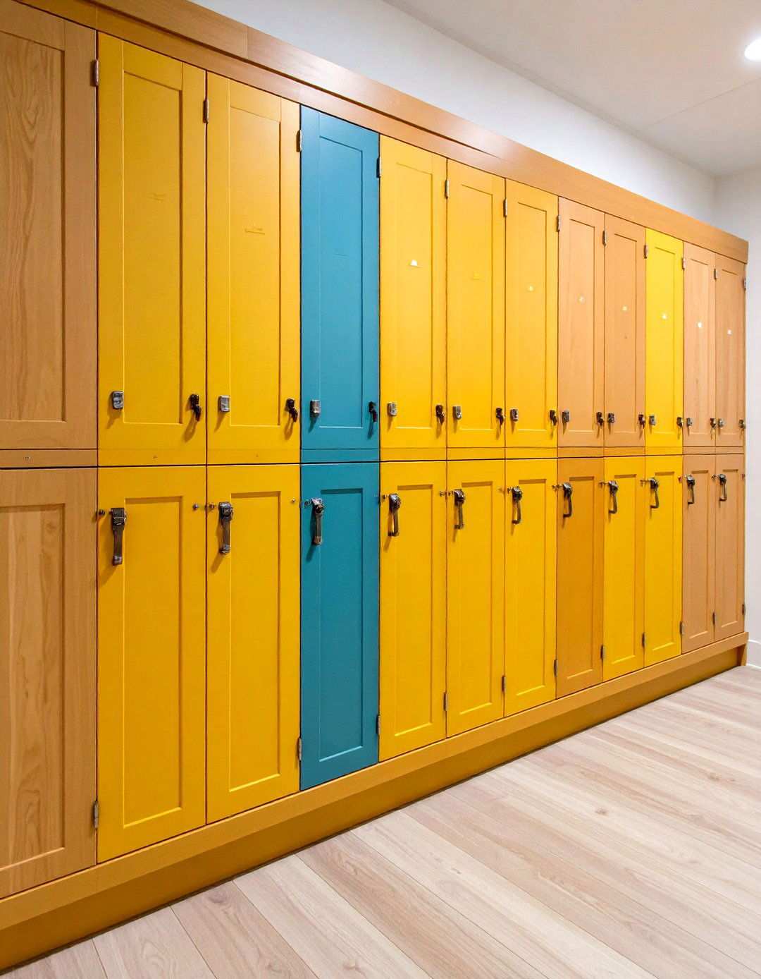 Beadboard Mudroom Locker Wall - 20 Beadboard Wall Ideas