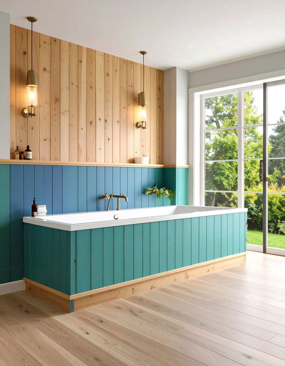 Beadboard Tub Apron Wrap - 20 Beadboard Bathroom Ideas