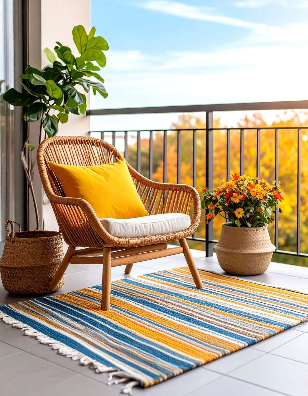 Bedroom Balcony Rule of Three Styling - 20 Bedroom Balcony Ideas