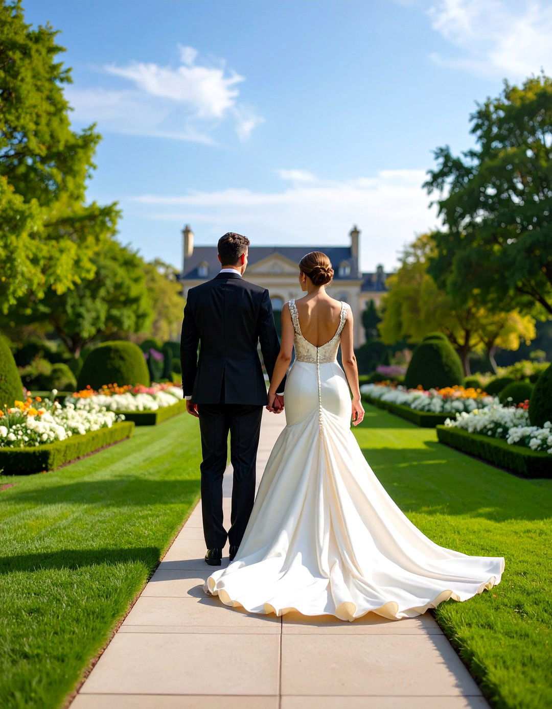Black and White Wedding Attire Iconic Contrast - 20 Black and White Wedding Ideas