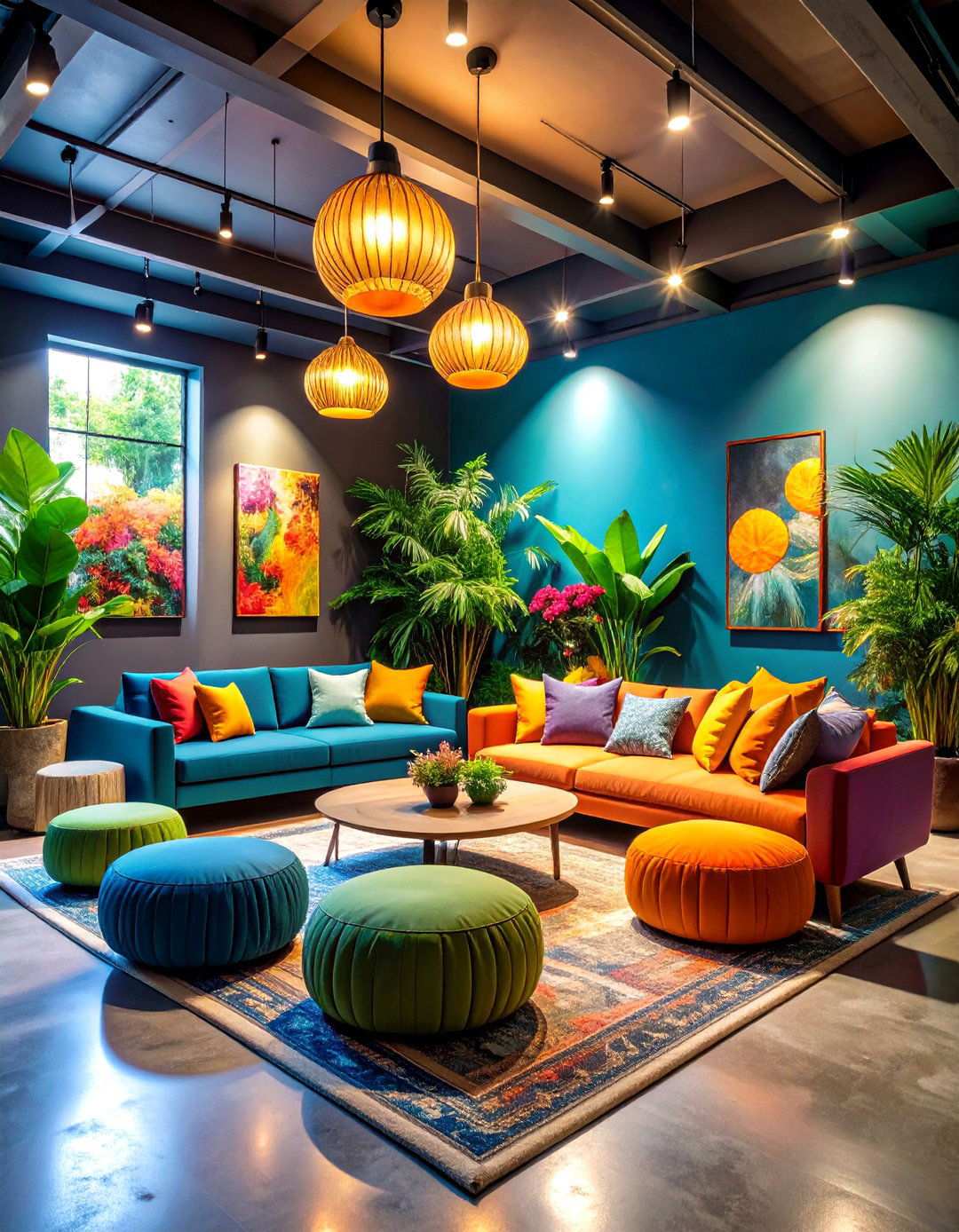 Black Basement Lounge Relaxation Space - 20 black basement ideas