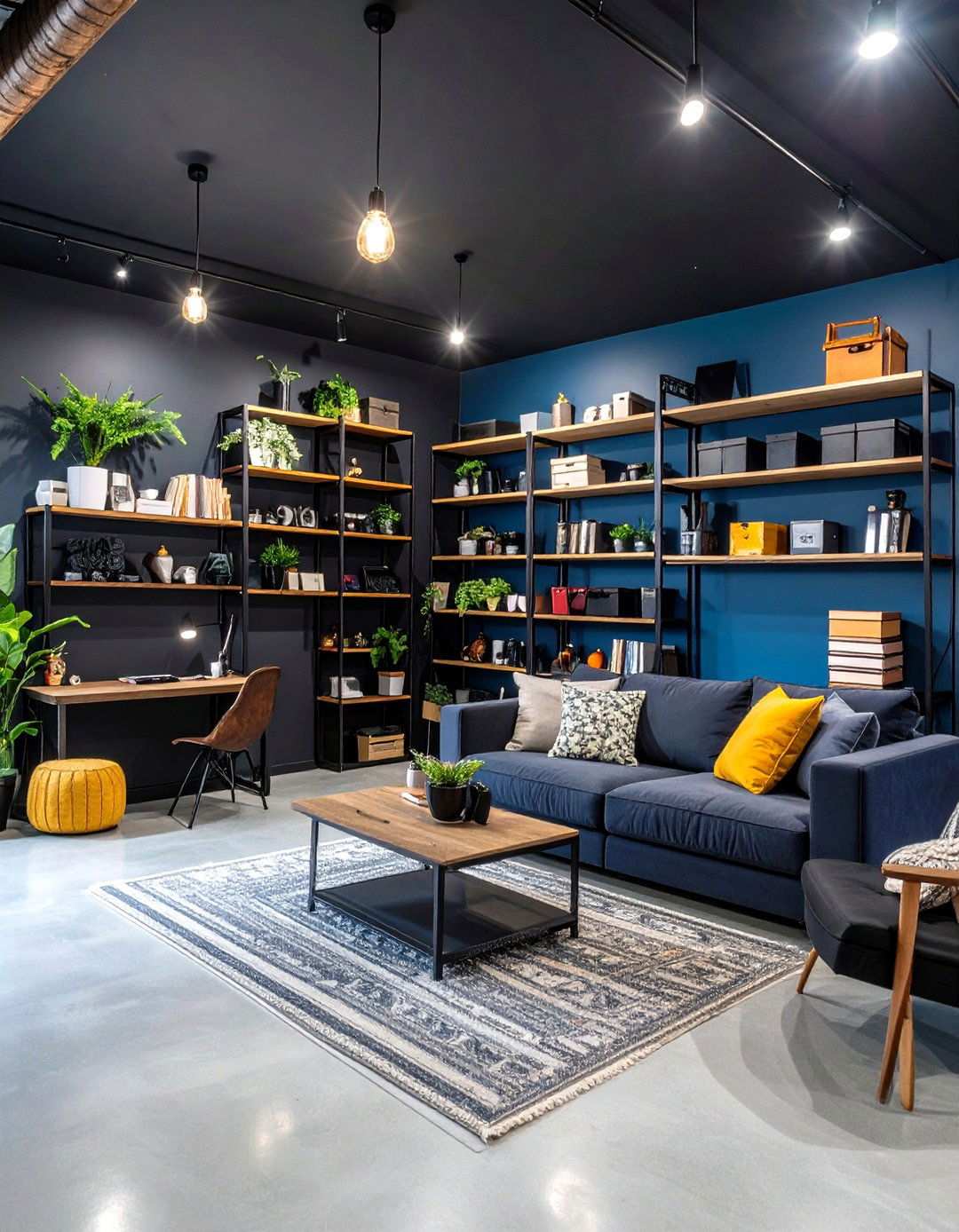 Black Basement Man Cave She Shed - 20 black basement ideas