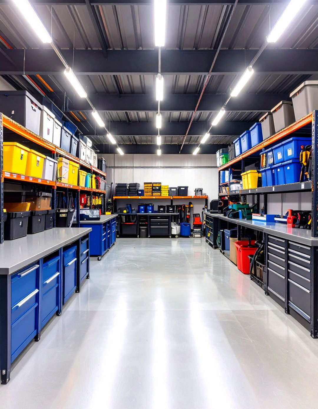 Black Basement Storage Organization Space - 20 black basement ideas