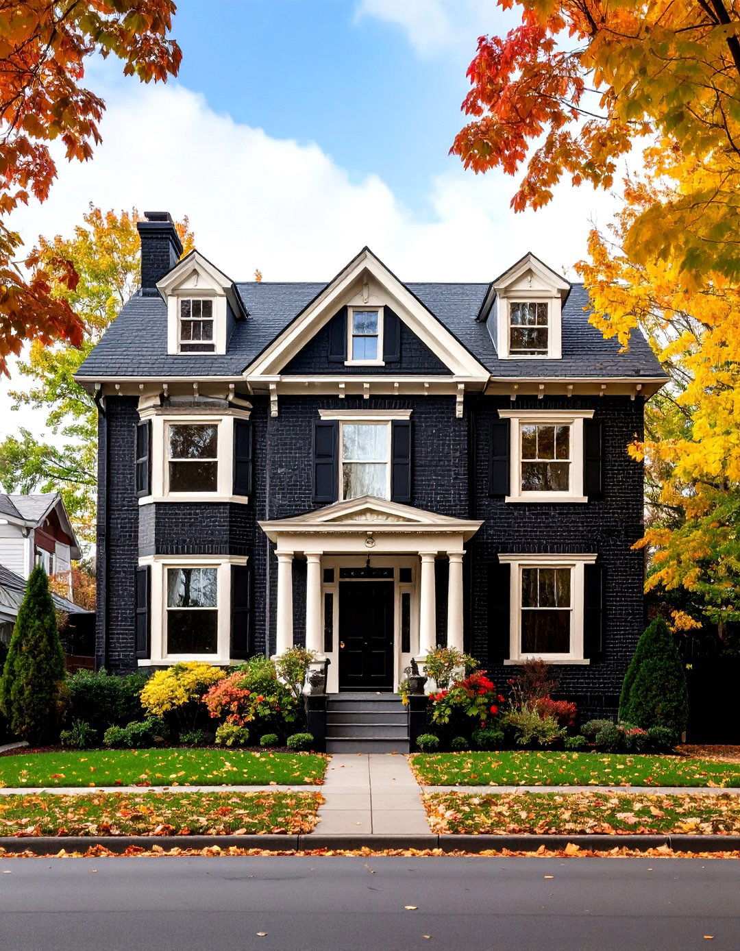 Black Brick Victorian House with Contemporary Edge - 20 Black Brick House Exteriors