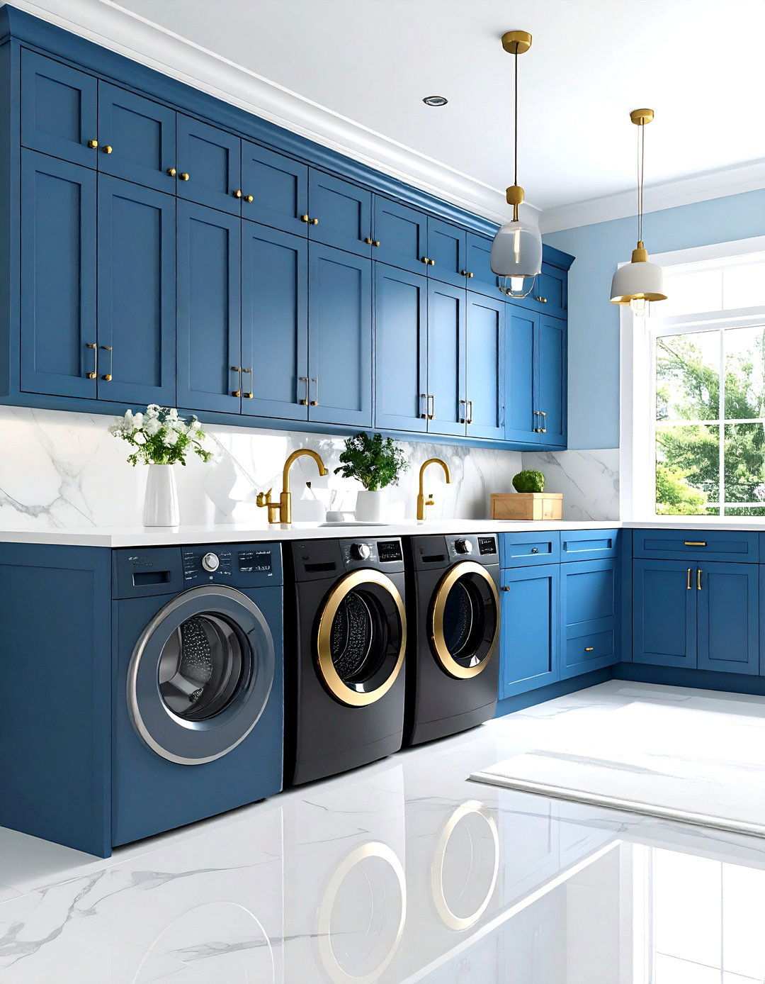 Black Laundry Room Hardware and Fixtures - 20 black laundry room ideas