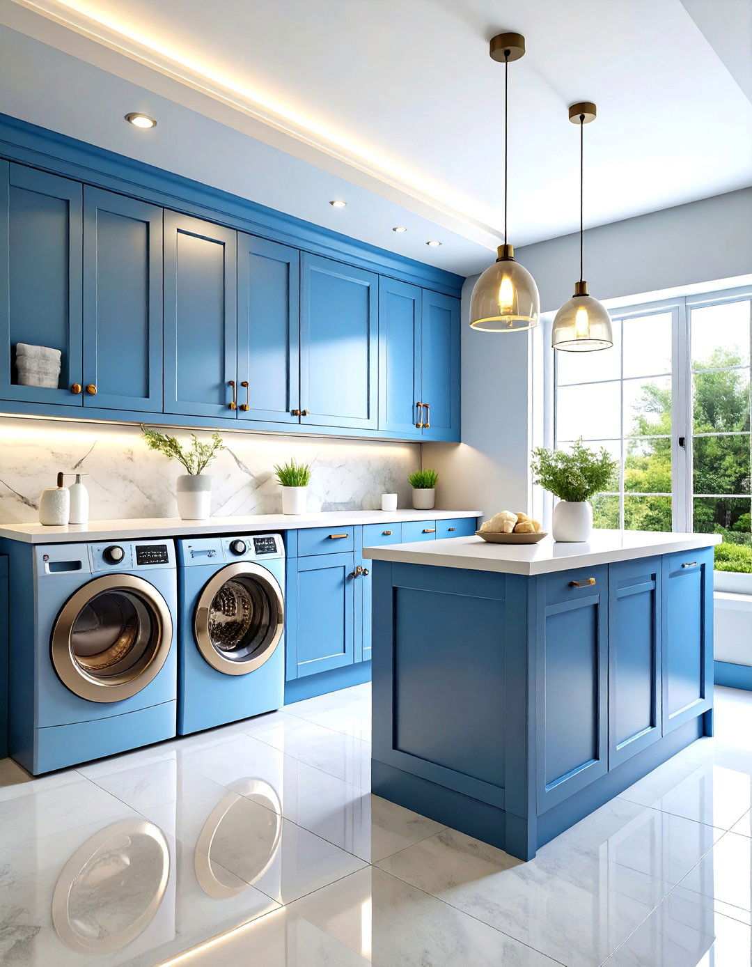 Black Laundry Room Lighting Solutions - 20 black laundry room ideas